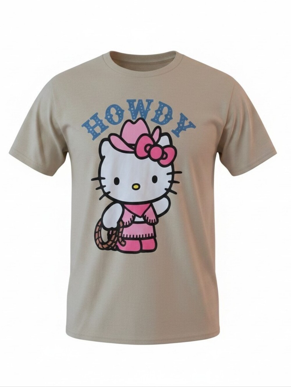 Hello Kitty Cowgirl "Howdy" T-Shirt NWT Sanrio Size Small
